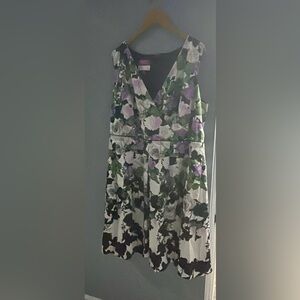 Talbots The Oprah Magazine Collection floral dress size 16W